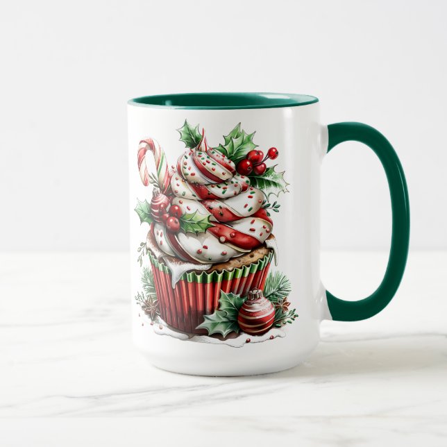 Peppermint Cupcakes Mug (Right)