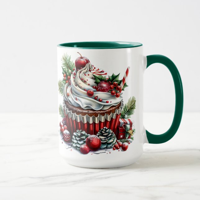Peppermint Cupcakes Mug (Right)