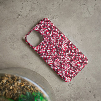 Peppermint Dreams Pattern | Retro Candy Cane  iPhone 16 Pro Max Case