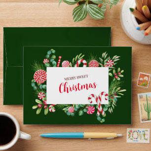 Peppermint Elegance Envelope