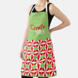 peppermint green  apron