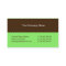 Peppermint Green  Corporate Business Card Template
