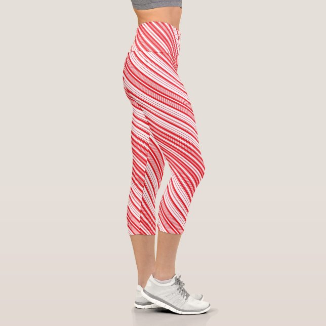Peppermint High Waisted Capri Leggings (Right)