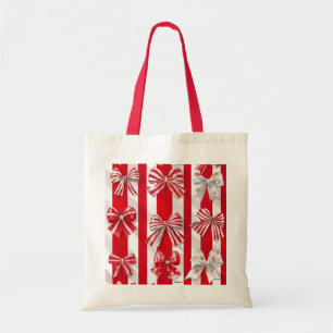 Peppermint Holidays Ceramic Tile Tote Bag
