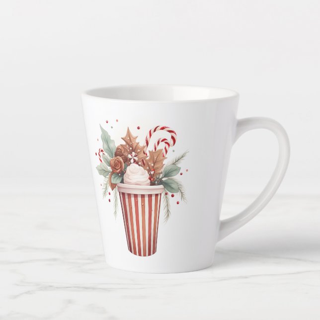 Peppermint Mocha Collection Latte Mug (Right)