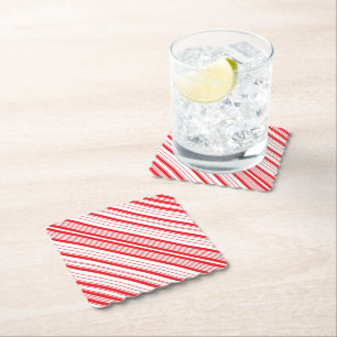 Peppermint Paper Coasters