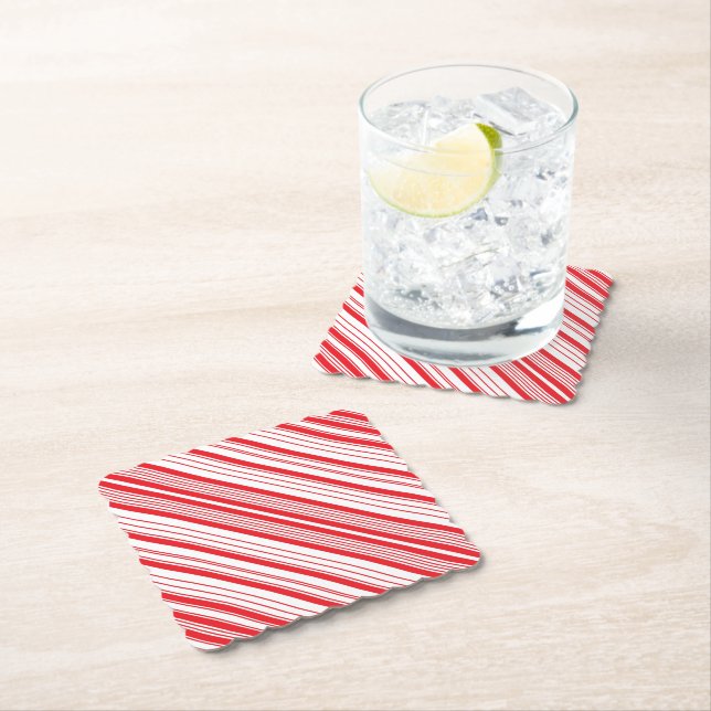 Peppermint Paper Coasters (Insitu)