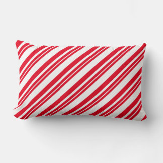 Peppermint Paper- Fruit stripe Lumbar Cushion