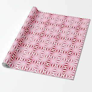Peppermint Pattern Fun Modern Gift Wrapping Paper
