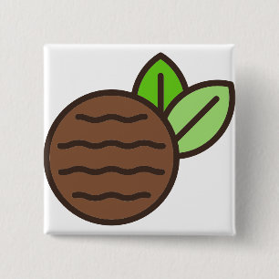 peppermint-patty 15 cm square badge