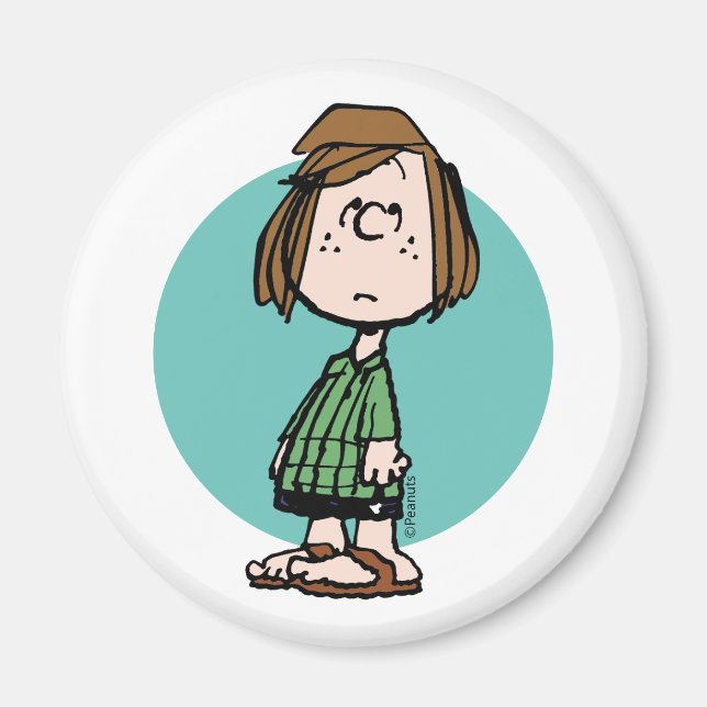 Peppermint Patty Rolling Eyes Magnet (Front)