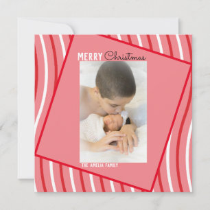Peppermint Rainbow Christmas Pink Photo