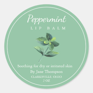 Peppermint Salve / balm Label