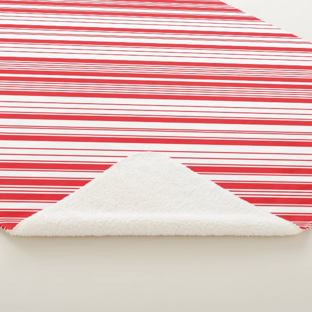Peppermint Sherpa Blanket (3 Sizes) (3/4)