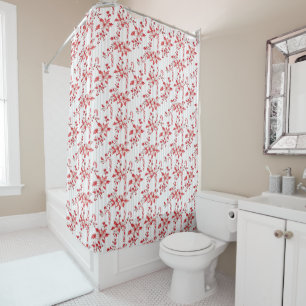 Peppermint Spice Shower Curtain