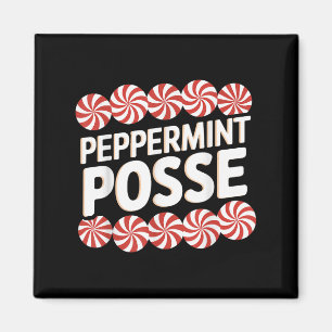 Peppermint Sse Festive Christmas Candy Theme Famil Magnet