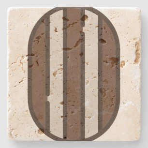 peppermint stone coaster