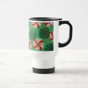 Peppermint Swirl Candy Travel Mug