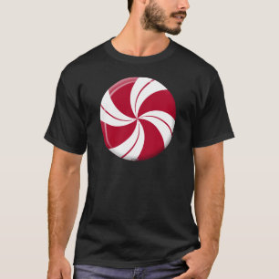 Peppermint Swirl Stripe Candy T-Shirt