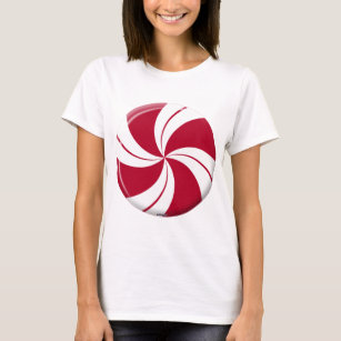 Peppermint Swirl Stripe Candy T-Shirt