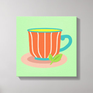 Peppermint tea for tea lovers canvas print