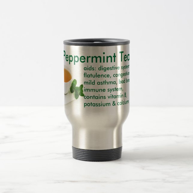 Peppermint Tea travel mug (Center)