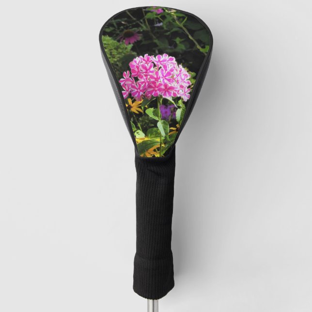 Peppermint Twist Phlox in the Flower Garden Golf Head Cover (Front)