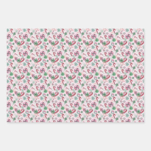 Peppermint Wrapping Paper Sheet
