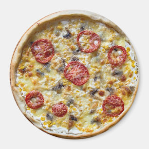 Pepperoni Cheese Pizza Refrigerator Magnet