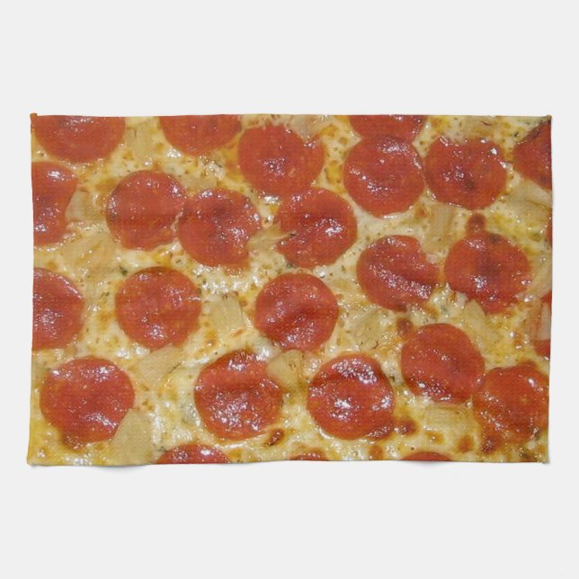 Pepperoni Perfection Tea Towel (Horizontal)