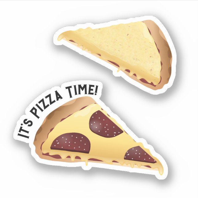 Pepperoni Pizza and Cheese Pizza (Front)
