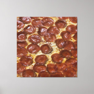 Pepperoni Pizza Canvas Print