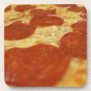 pepperoni pizza coaster