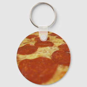 pepperoni pizza key ring