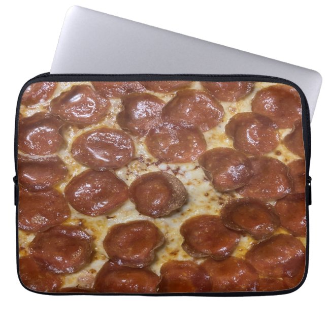 Pepperoni Pizza Laptop Sleeve (Front)