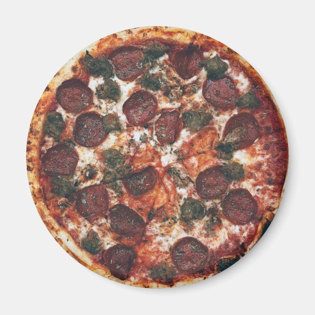 Pepperoni Pizza Magnet (Front)