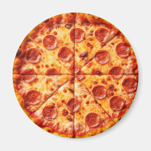 Pepperoni Pizza Magnet (Front)