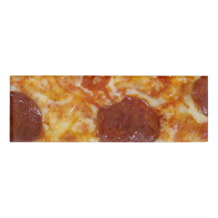 Pepperoni Pizza Name Tag