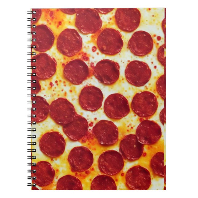 Pepperoni Pizza Notebook (Front)