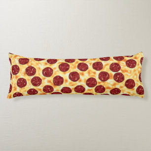 Pepperoni Pizza Pattern Body Cushion
