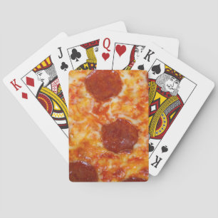 Pepperoni Pizza Playing Cards