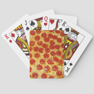 Pepperoni Pizza Playing Cards