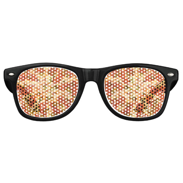 Pepperoni pizza retro sunglasses (Front)