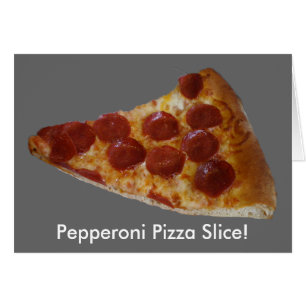 Pepperoni Pizza Slice Party Blank Inside