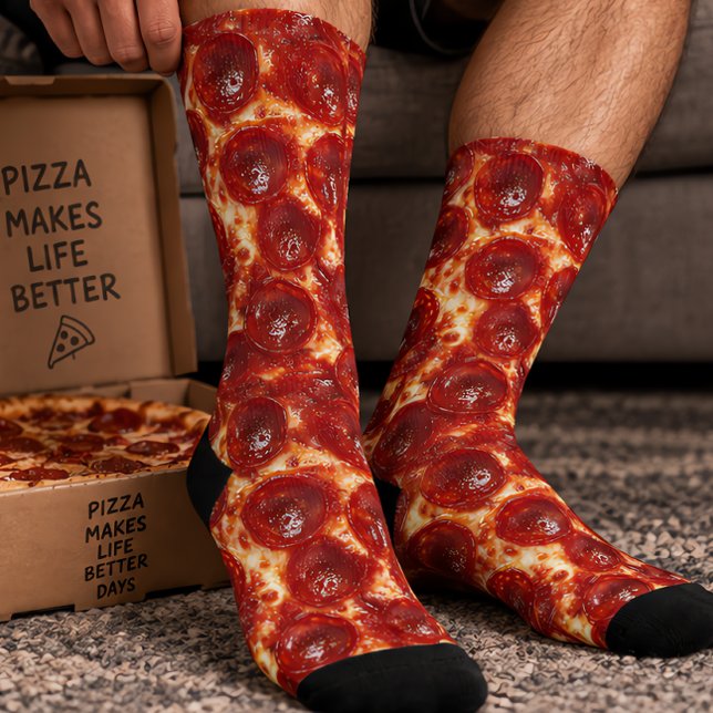 Pepperoni Pizza Slices  Socks (Creator Uploaded)