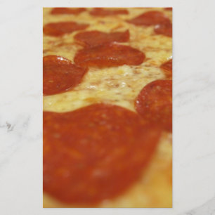 pepperoni pizza stationery