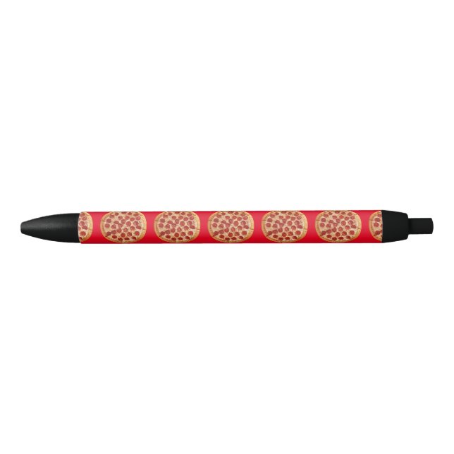 Pepperoni Pizza Thunder_Cove Black Ink Pen (Front)