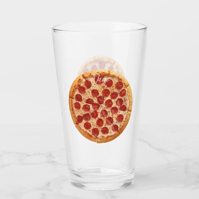 Pepperoni Pizza Thunder_Cove Glass (Front)