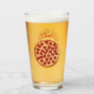Pepperoni Pizza Thunder_Cove Glass