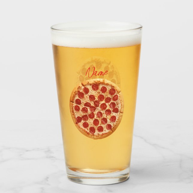 Pepperoni Pizza Thunder_Cove  Glass (Front Filled)